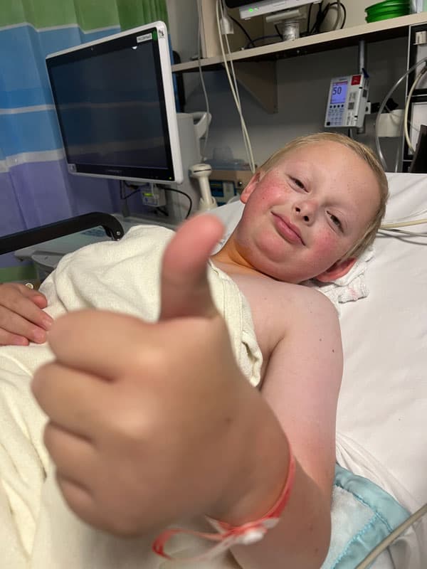 A child TRF supports
